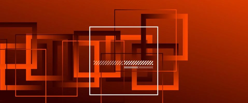 Abstract background with simple square or rectangle geometrical shapes Stock Illustration