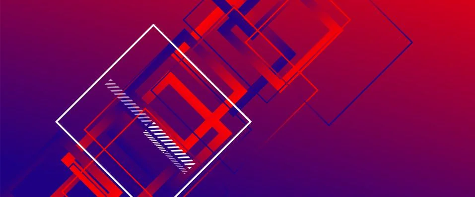 Abstract background with simple square or rectangle geometrical shapes Illustrazione stock