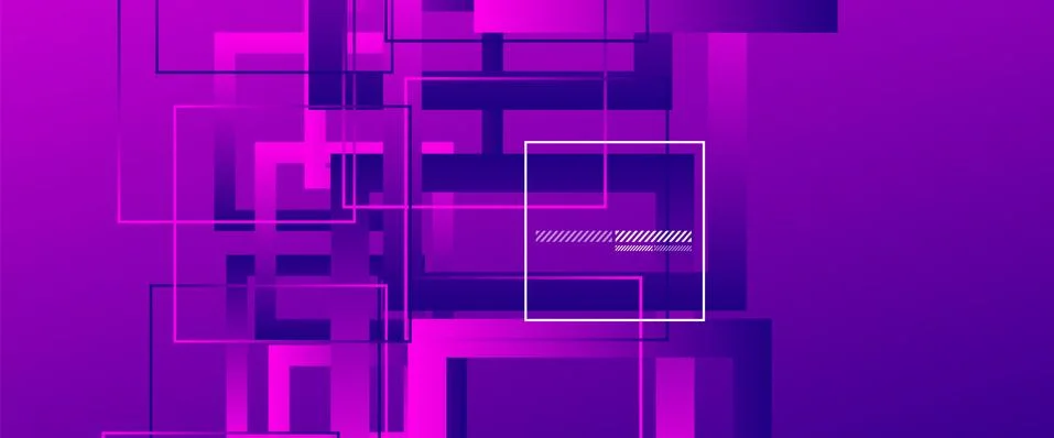 Abstract background with simple square or rectangle geometrical shapes Stock Illustration