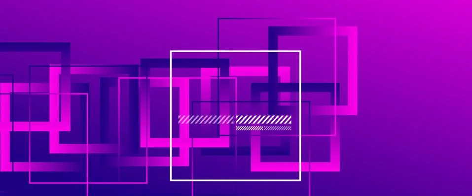 Abstract background with simple square or rectangle geometrical shapes Stock Illustration