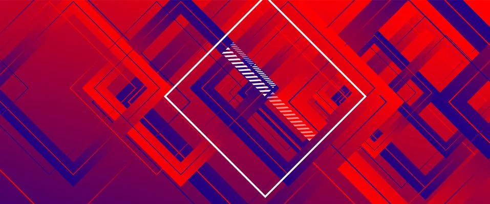 Abstract background with simple square or rectangle geometrical shapes 스톡 일러스트