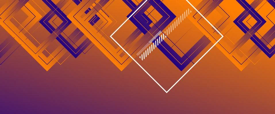 Abstract background with simple square or rectangle geometrical shapes Illustrazione stock