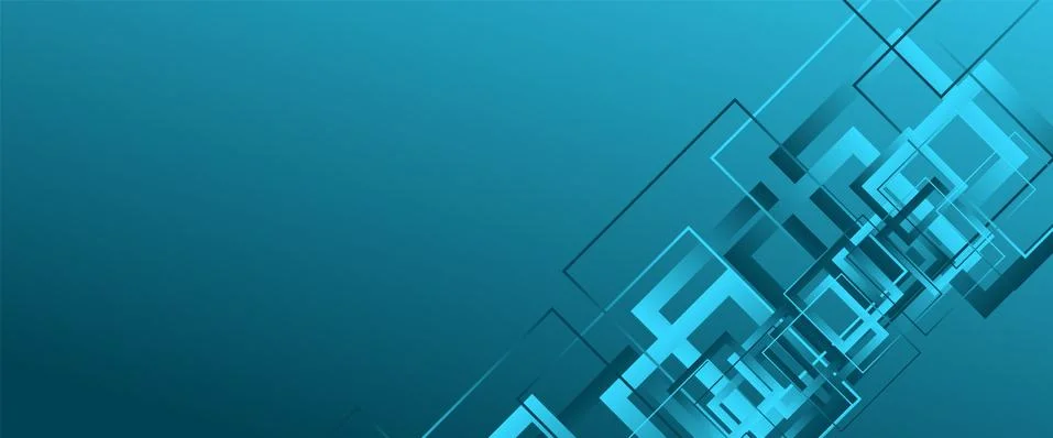 Abstract background with simple square or rectangle geometrical shapes Stock Illustration