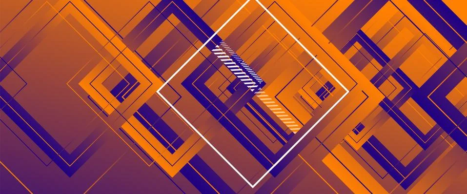 Abstract background with simple square or rectangle geometrical shapes イラスト素材