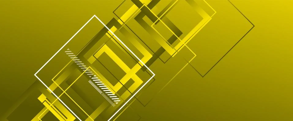 Abstract background with simple square or rectangle geometrical shapes Stock Illustration