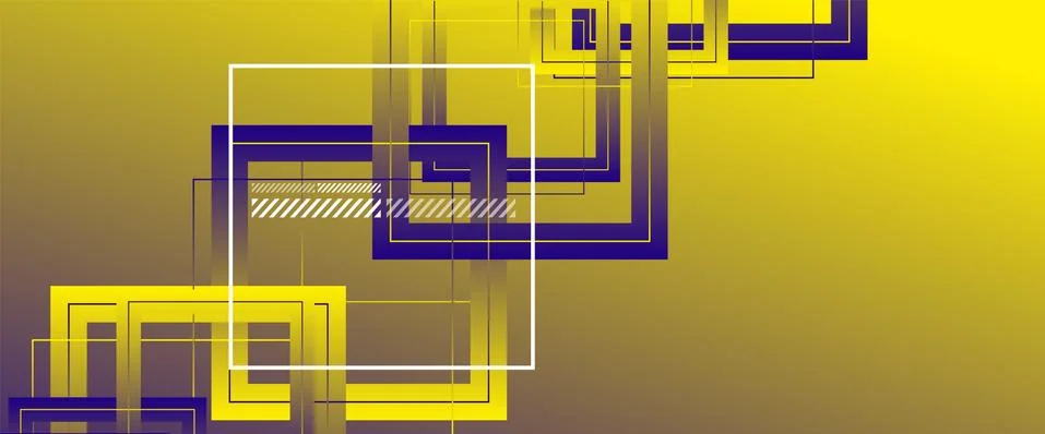 Abstract background with simple square or rectangle geometrical shapes イラスト素材