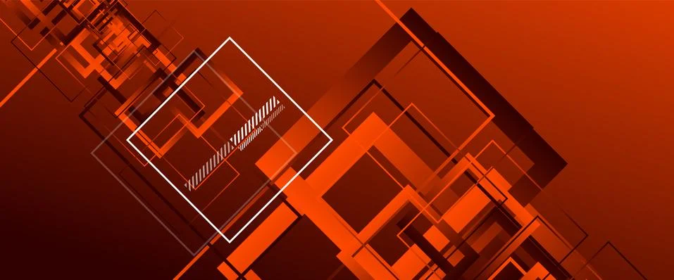 Abstract background with simple square or rectangle geometrical shapes Stock Illustration