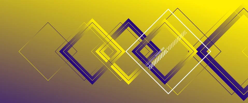 Abstract background with simple square or rectangle geometrical shapes Illustrazione stock