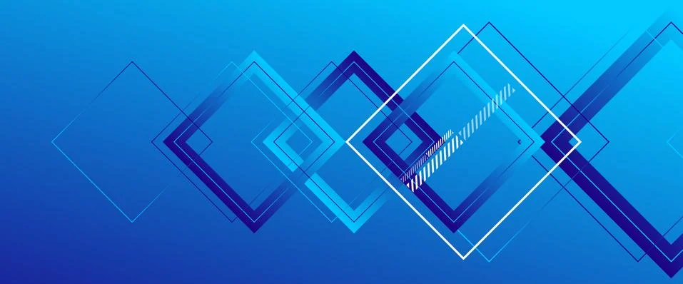 Abstract background with simple square or rectangle geometrical shapes Illustrazione stock