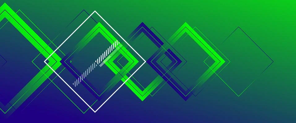 Abstract background with simple square or rectangle geometrical shapes Stock Illustration