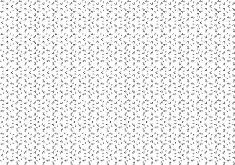 Abstract background with simple stylized plant elements Stockillustratie