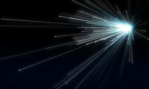 Abstract background simulating an explosion in space Stock Photos