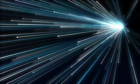 Abstract background simulating an explosion in space Foto stock