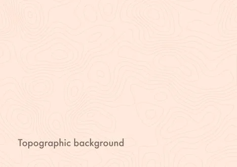 Abstract background simulating a topographic map. Color contours Illustrazione stock