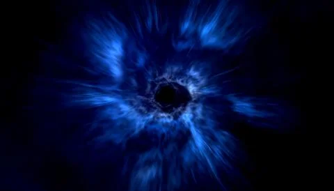Abstract background simulating a tunnel in spase Stock Illustration