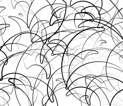 Abstract background with sinuous, curvy lines. Vector art. Stock Illustration