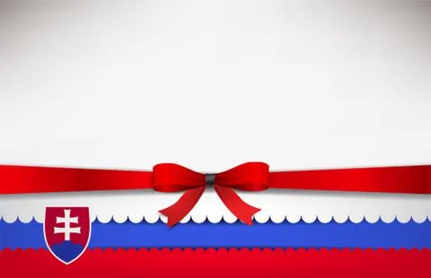 Abstract background with the slovakia flag Stock-Illustration
