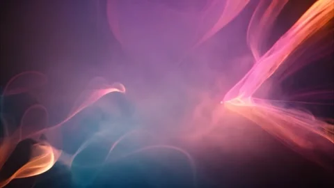 Abstract background with slowly moving bright laser light rays and dark smo.. Vídeos de archivo 273954243