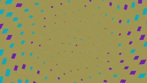 Abstract background with small blue and purple rectangles Stock Illustration