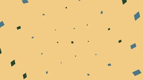 Abstract background with small blue and green confetti shapes Stock Illustration