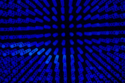 Abstract background small blue circles Stock Photos