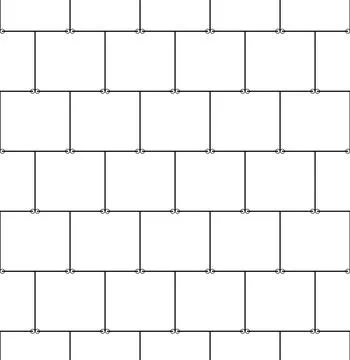 Abstract background of small circles and black straight lines forming recta.. Ilustración de archivo