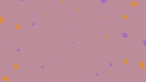 Abstract background with small colorful confetti squares イラスト素材