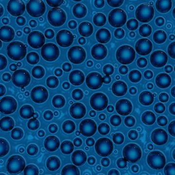 Abstract background of small rings in blue colors Stock Illustration