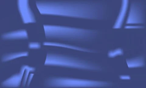 Abstract Background with Smooth Blue and Indigo Gradient and Dynamic Curved.. Stock Illustration