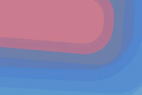 Abstract background with smooth curved gradient shapes in blue and pink, of.. Stock Illustration