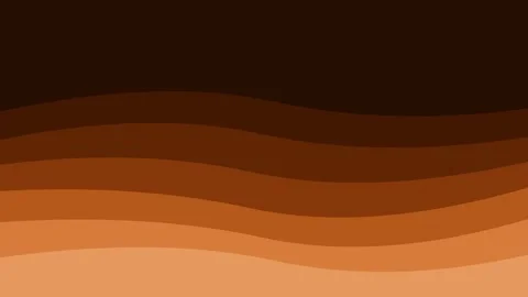 Abstract background with smooth flowing layers of warm brown color tones Stock Footage 338310538