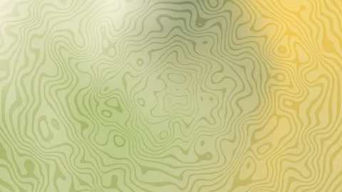 Abstract Background with Smooth Flowing Lines in Green and Yellow Gradient Stock Footage 301993531