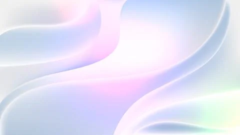 Abstract background with smooth flowing wave design in soft pastel pink blu.. Stock Illustration