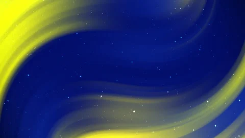Abstract Background With Smooth Gradient Blue And Yellow Waves Motion Stock Footage 337408804