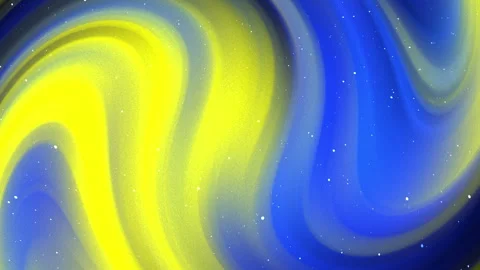 Abstract Background With Smooth Gradient Blue And Yellow Waves Stock Footage 337409079