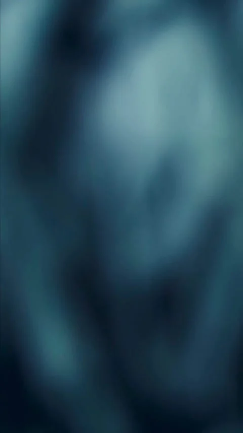 Abstract background with smooth gradient in dark teal color and soft motion flow Video stock 330023144