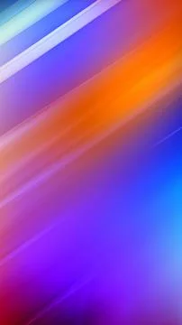 Abstract background with smooth lines in blue, orange and purple colors Stock Illustration