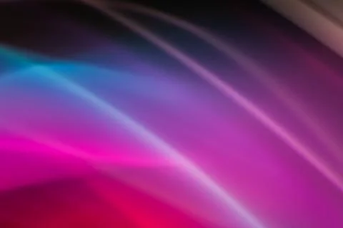 Abstract background with smooth lines of pink, purple and blue colors. Hori.. Stock Photos