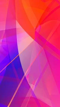 Abstract background smooth lines in vibrant pink, orange, bright purple colors Stock Illustration