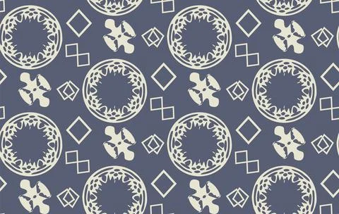 Abstract background with smoothly changed unusual elements and geometric shap Ilustração Stock