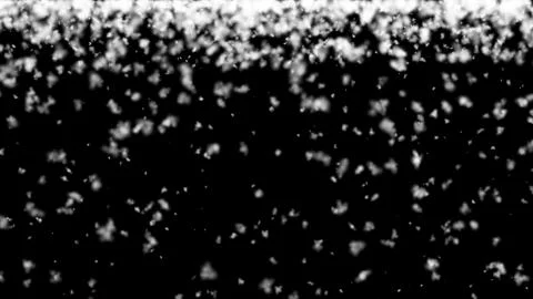 Abstract background with snow on black backdrop Illustrazione stock