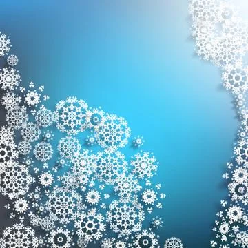 Abstract background with snowflakes. EPS 10 Stock Illustration
