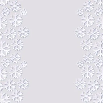 Abstract background with snowflakes Stock Illustration