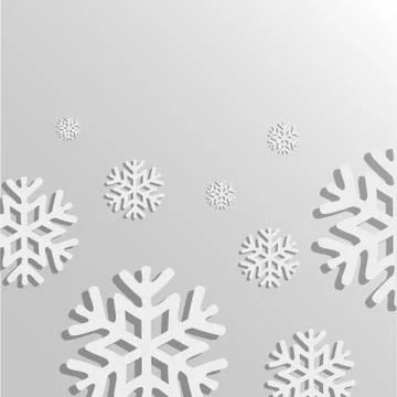 Abstract background with snowflakes Illustration