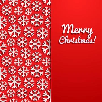 Abstract background with snowflakes Stock Illustration