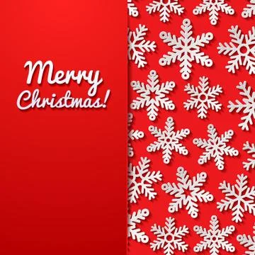 Abstract background with snowflakes Stock Illustration