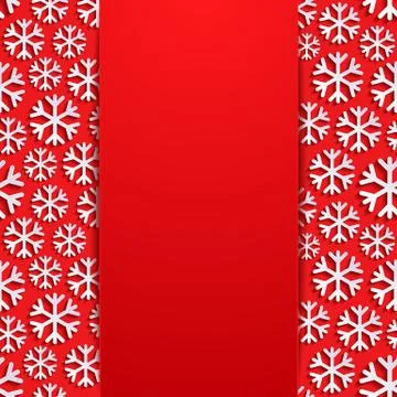 Abstract background with snowflakes Stock Illustration