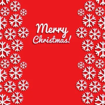 Abstract background with snowflakes Stock Illustration