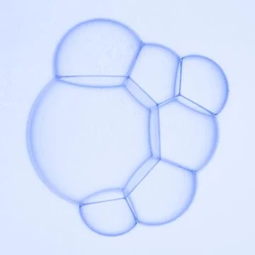 Abstract background of soap bubble Stock Photos