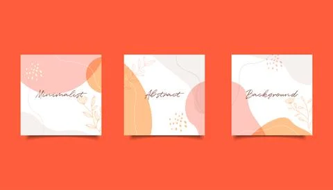 Abstract background for social media post Stock Illustration
